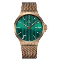 Glock Precision Coyote Steel Case / Black Mesh Strap Watch GW-12-2-24