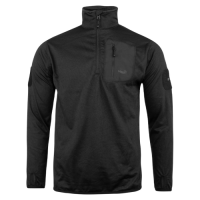 Technical Mid Layer Fleece Top - Black