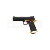 Armorer Works Custom Hi-Capa GBBP - Full Black Slide / Black Frame / Gold Barrel