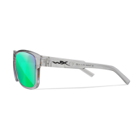 TREK Captivate Green Polarised Mirror Lens / Gloss Crystal Grey