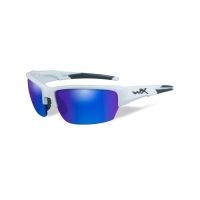 Wiley X Saint Polarized Blue Mirror / Gloss White Frame