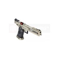 Armorer Works Custom Race Gun Hi-Capa GBBP - Dragon Silver Slide / Black Grips