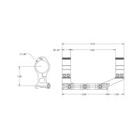 Aero Precision Ultralight 1" Scope Mount Standard - FDE Cerakote