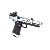 Vorsk HI CAPA 5.1 GBB Pistol - Black/Chrome with BDS