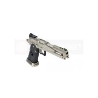 Armorer Works Custom Race Gun Hi-Capa GBBP - Dragon Silver Slide / Black Grips