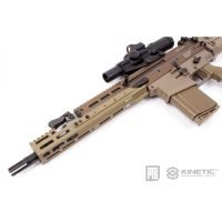 PTS Syndicate Airsoft Kinetic SCAR MREX M-LOK 4.9" Rail System - Dark Earth