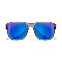 Wiley X TREK Captivate Polarised Blue Mirror Lens / Gloss Crystal Dark Grey Frame